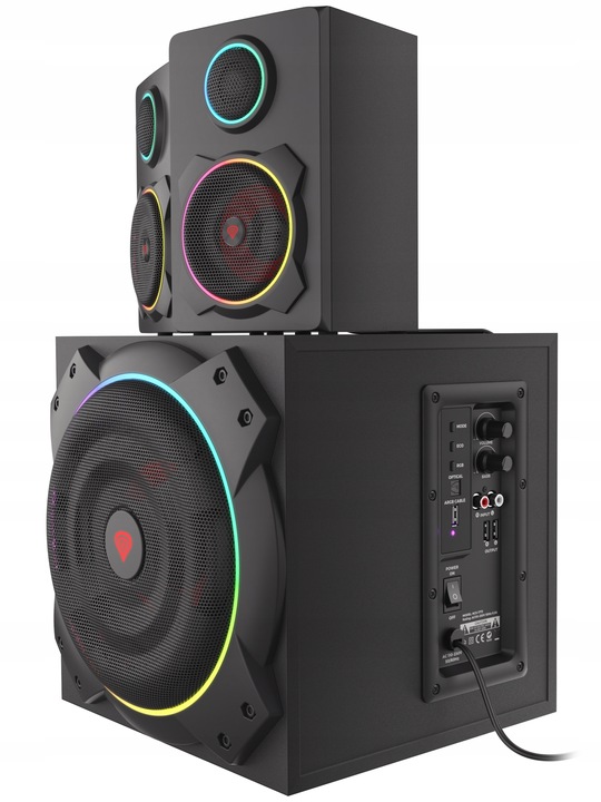 GŁOŚNIKI GRACZA HELIUM 800BT 2.1 ARGB + SŁUCHAWKI