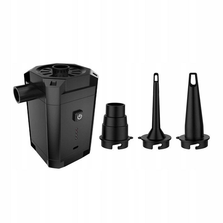 Akumulatorowa Pompka do Materaca Piłki Basenu Elektryczna USB + Końcówki