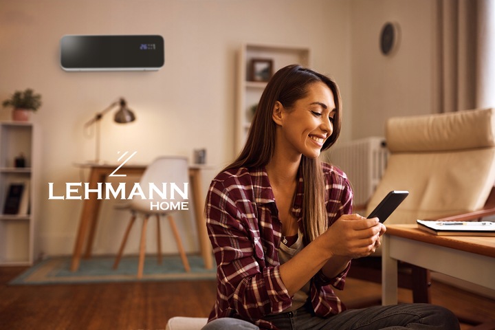 KURTYNA POWIETRZNA TERMOWENTYLATOR GRZEJNIK ELEKTRYCZNY 2000W Wi-Fi + PILOT