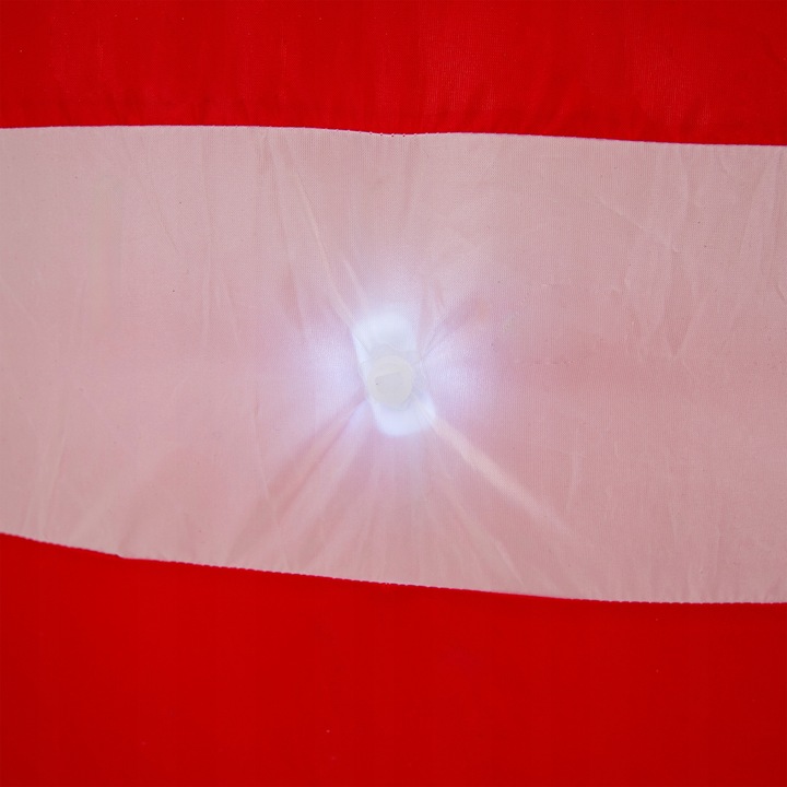 MIKOŁAJ nadmuchiwany ŚWIECĄCY DUŻY pompowany LED 250 cm dmuchaniec JUMIhome