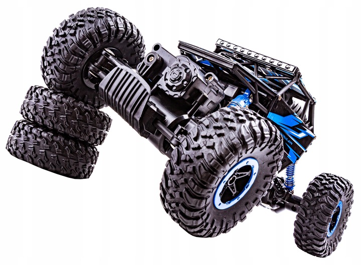 Samochód Auto CRAWLER 2.4 GHz 4x4 ZDALNIE STEROWANY Niebieski 4WD RC