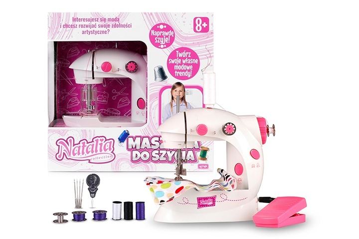 Maszyna do szycia DLA DZIECI dla małych projektantów regulacja prędkości