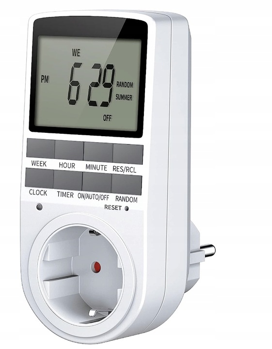 PROGRAMATOR CZASOWY WŁĄCZNIK WYŁĄCZNIK LCD