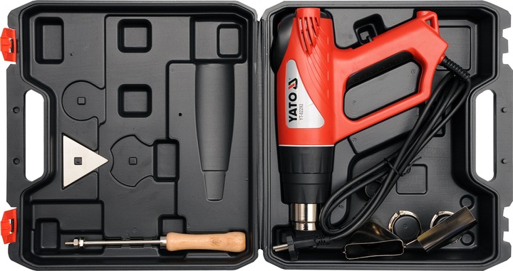 OPALARKA ELEKTRYCZNA PALNIK 2000W WALIZKA LCD YATO