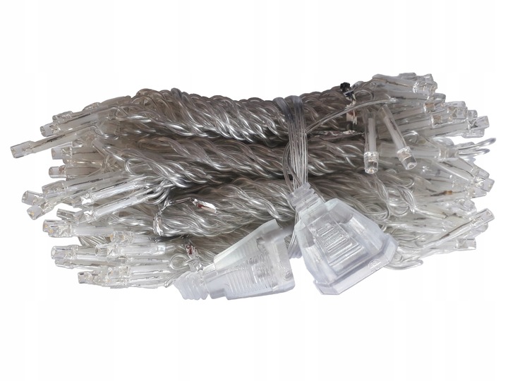 Kurtyna świetlna LED 1,5x2,5 ciepła biel nietypowa