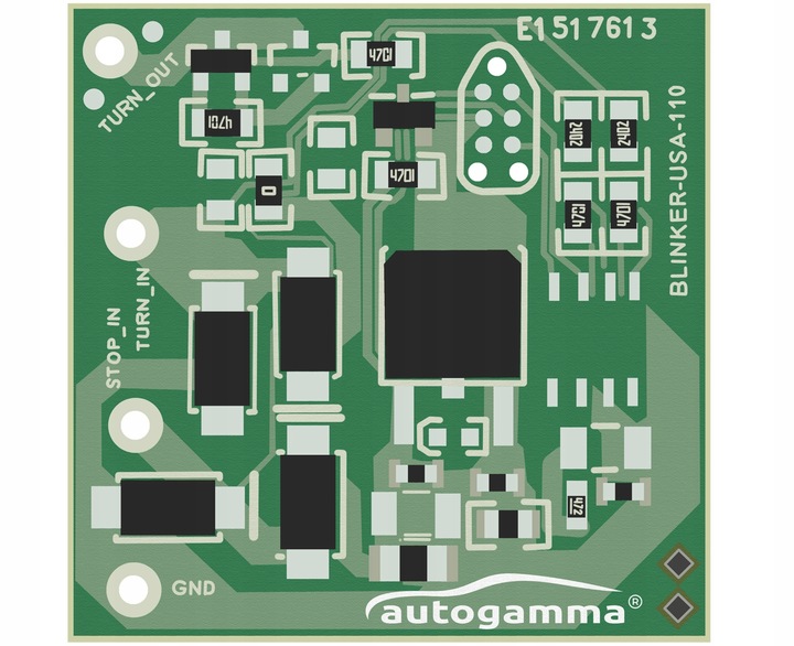 Moduł sterownik separujący sygnał kierunkowskazu od stopu USA do samochodów