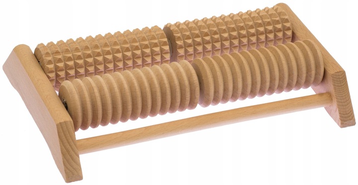 Masażer receptor DREWNIANY do stóp DUŻY