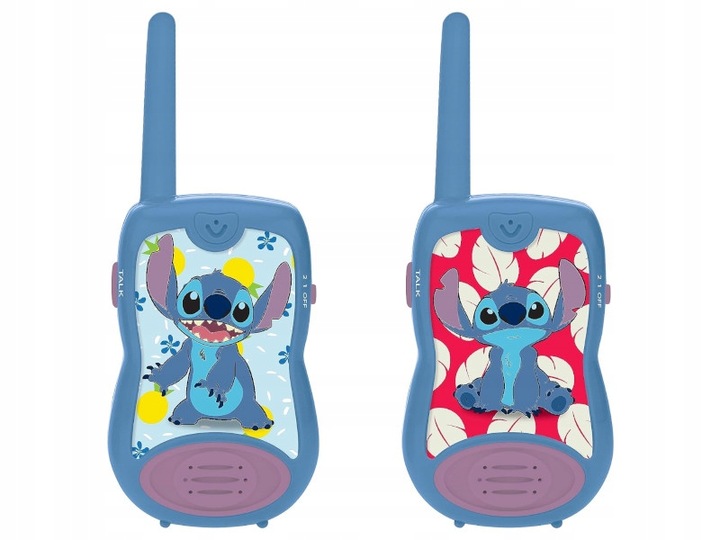 Lexibook Stitch Krótkofalówki zasięg do 200m Walkie Talkie dla dzieci 3+