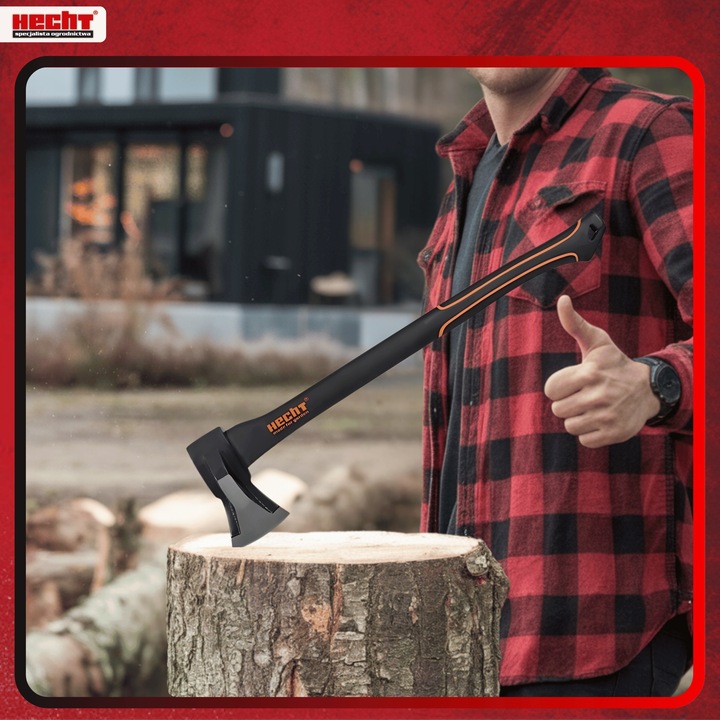 SIEKIERA ROZŁUPUJĄCA HECHT 901201 BARDZO OSTRA ERGONOMICZNY UCHWYT