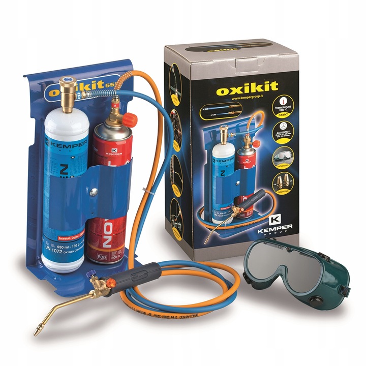 Reduktor do tlenu dla OxyGAS KEMPER 110 BAR - EN1326 - gwint - M10x1 (10mm)