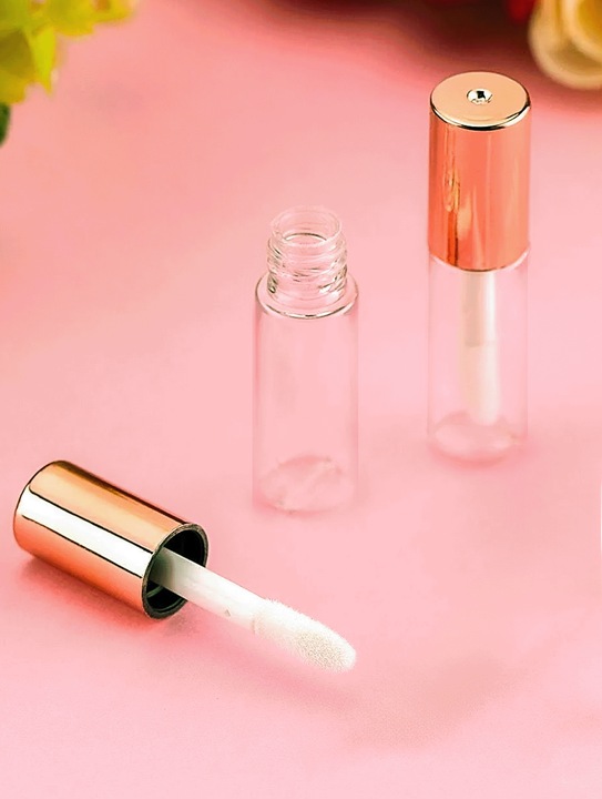 POJEMNIK NA BŁYSZCZYK OLEJEK JEDNORAZOWY BUTELECZKA Z APLIKATOREM 1.2 ml