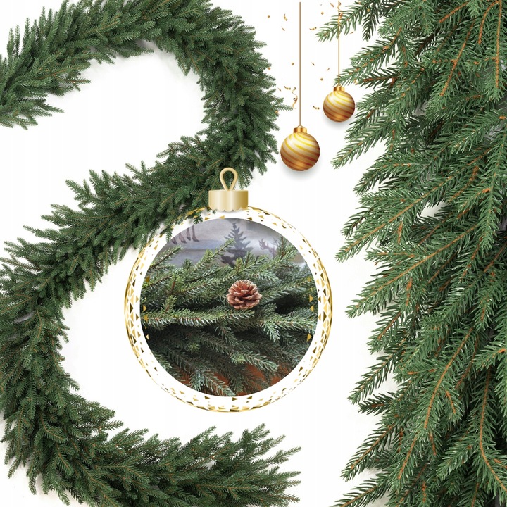 Girlanda ŚWIERK 3 metry 100% PE 300 cm DŁUGA gęsta jak naturalna balustrada