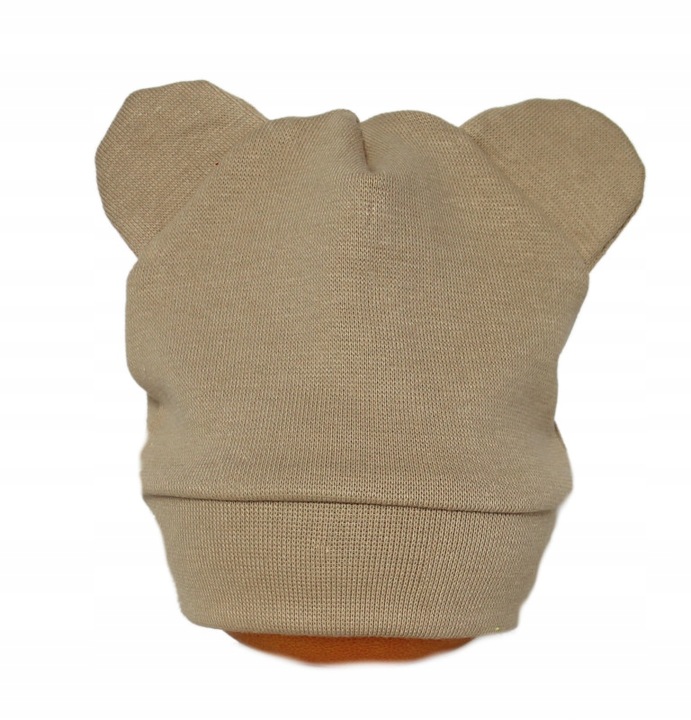 BAWEŁNIANE CZAPECZKI DLA NOWORODKÓW kolory MISIE