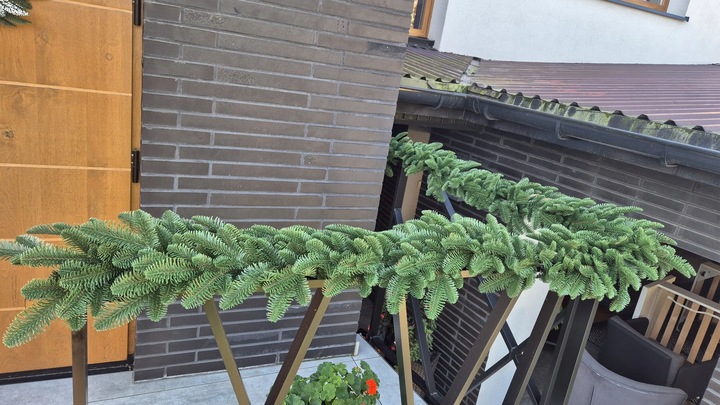 Girlanda Jodła 5 metrów 100% PE 500 cm DŁUGA gęsta jak naturalna balustrada