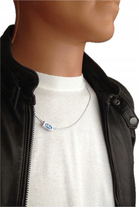 Pancerka Łańcuszek Srebrny Męski Naszyjnik próba 925 (na PREZENT)