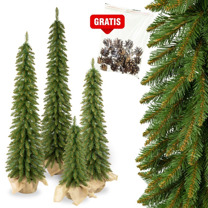 Choinki Marzeń CHOINKA SLIM ŚWIERK TATRZAŃSKI *PREMIUM* 100cm + GRATIS