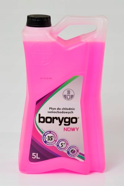 PŁYN DO CHŁODNIC BORYGO NOWY CZERWONY 5L B004