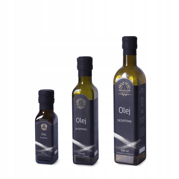Olej sezamowy z sezamu białago 500ml ZIMNOTŁOCZONY