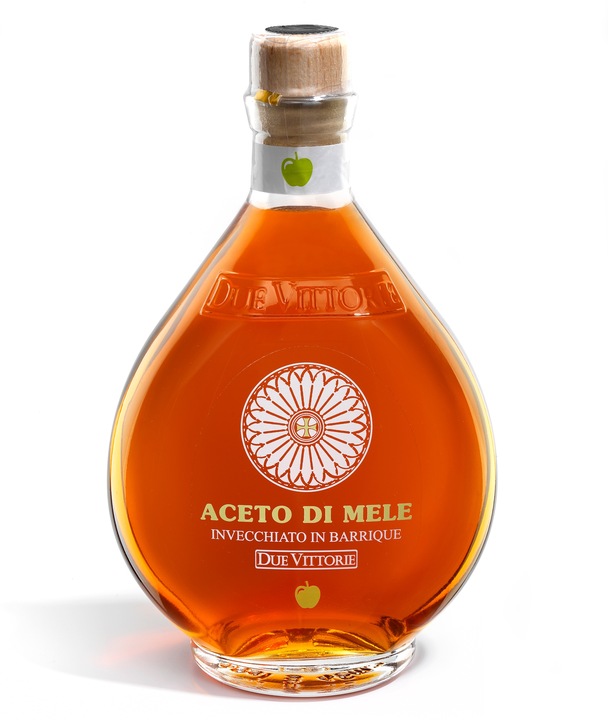 Włoski ocet jabłkowy DUE VITTORIE NIEFILTROWANY naturalnie słodki 500ml