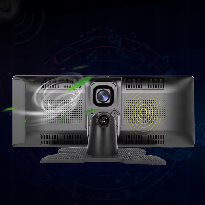 Radio Stacja Multimedialna Monitor Android Auto Apple Carplay DVR 2 Kamery