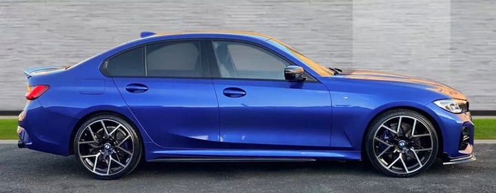 BMW G20 G21 M PAKIET CZARNY POŁYSK DOKŁADKI BOCZNE LISTWY PROGÓW MP STYLE