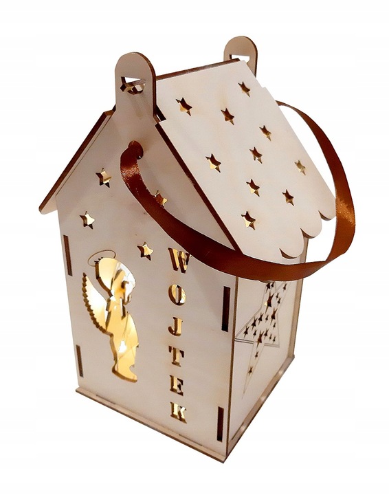 Lampion na roraty z imieniem dziecka grawer