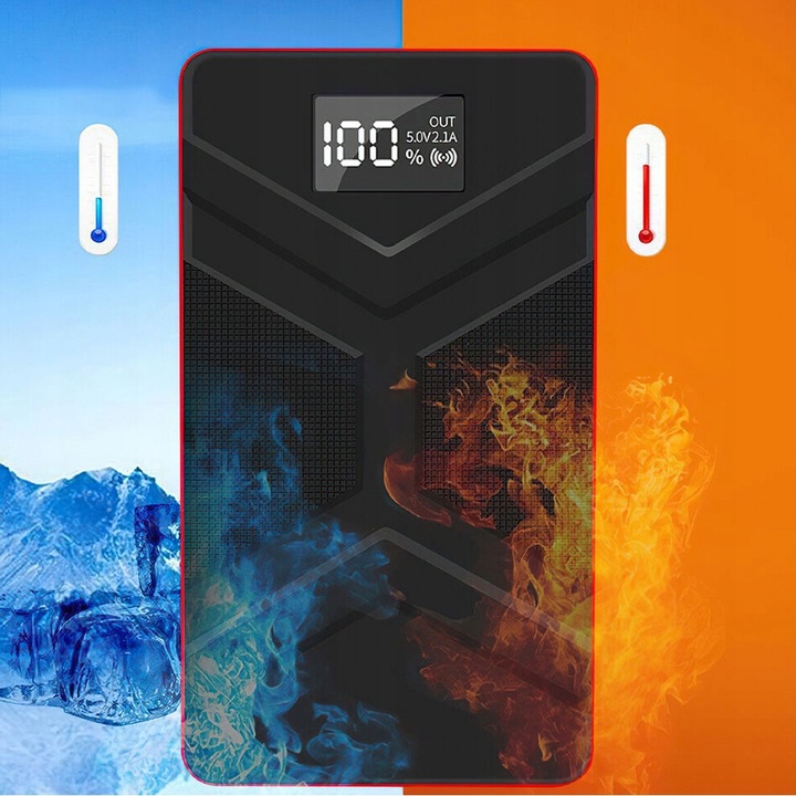 Mocny Inteligentny Prostownik Samochodowy Ładowarka Akumulatora 30000MAH