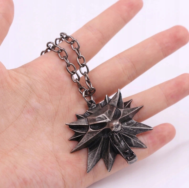 Naszyjnik Medalion Wiedźmin Witcher Dziki STAL316L