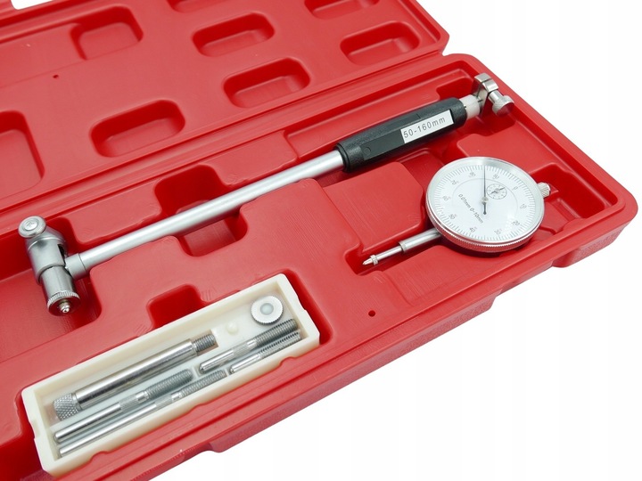 ŚREDNICÓWKA ZEGAROWA 50-160 x 0.01 mm DO CYLINDRÓW