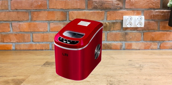 Kostkarka do lodu LIN Ice PRO-R12 Czerwony