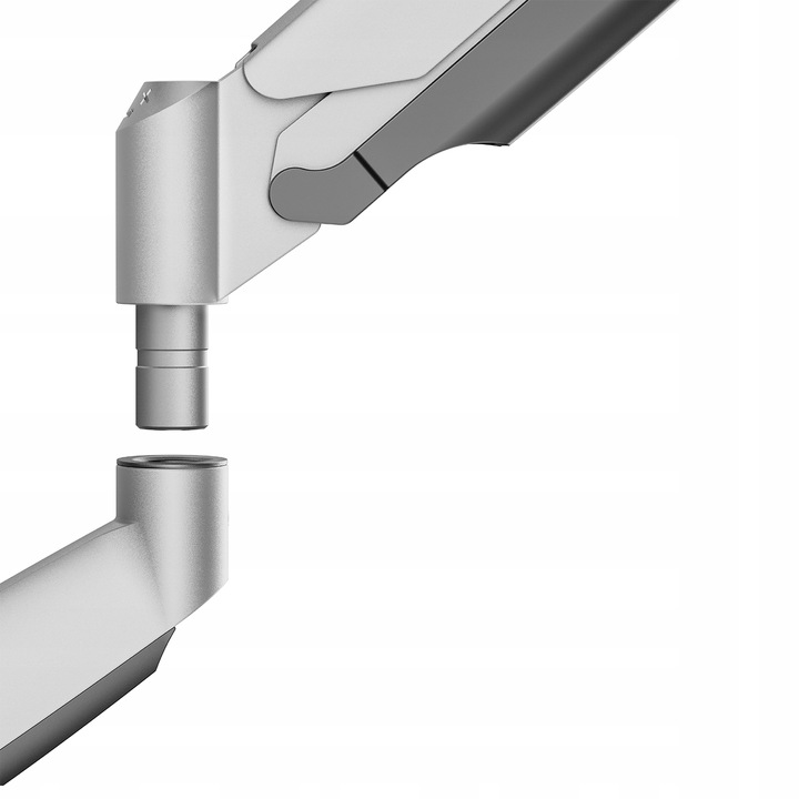 Uchwyt Uniwersalny Ramię na Monitor Spacetronik SPAS110S Srebrny USB A i C