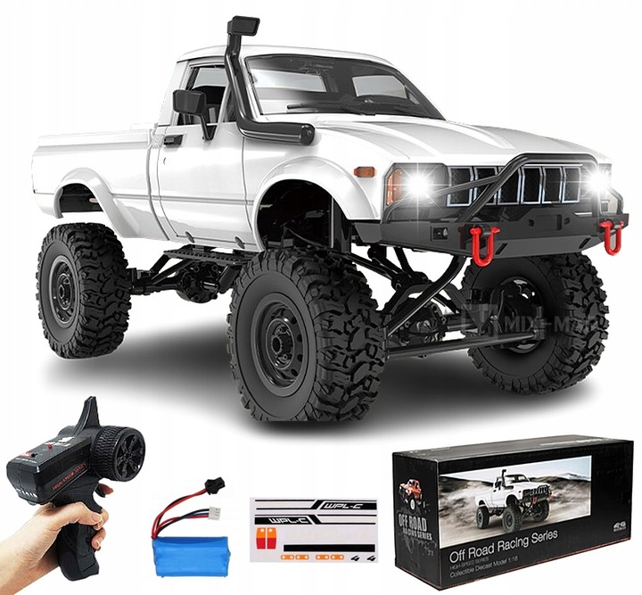 SAMOCHÓD ZDALNIE STEROWANY Auto RC TERENOWY WPL OFF ROAD 4x4 DUŻY PICKUP