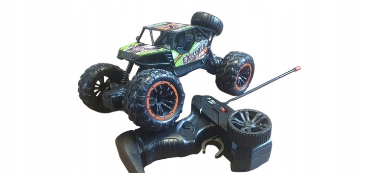 SAMOCHÓD ZDALNIE STEROWANY TERENOWY, AUTO NA PILOTA, DUŻY, AKU+EBOOK+GRATIS