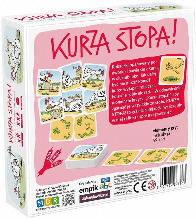 Gra karciana MDR Kurza stopa! MDR227261