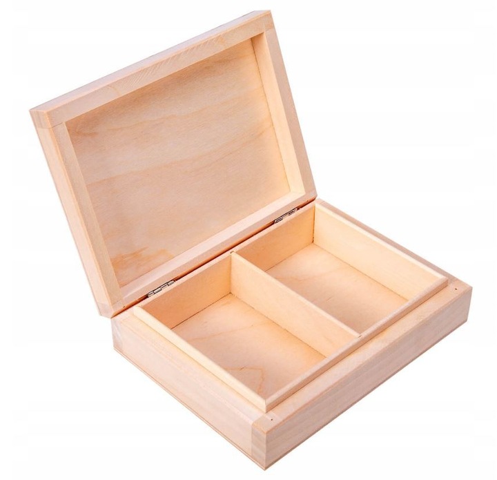 Karty do gry 2 talie w drewnianym pudełku