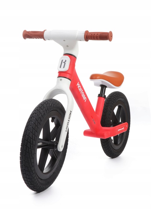 Rowerek biegowy Moderni-08 czerwony pompowane koła