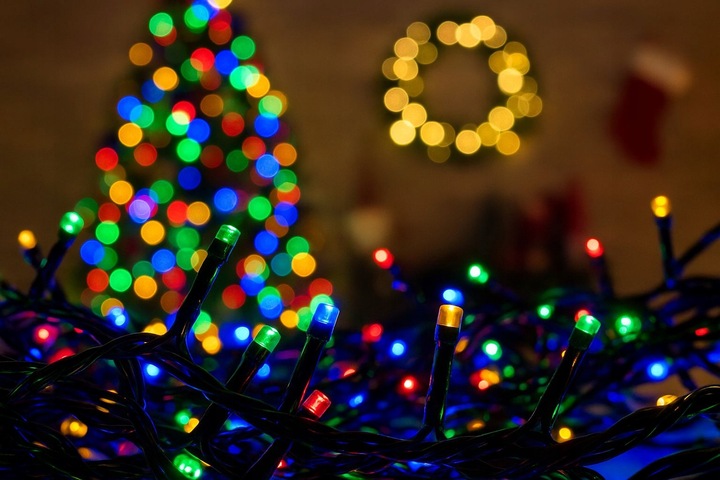 LAMPKI CHOINKOWE 500 LED MULTIKOLOR ŚWIĄTECZNE WEWNĘTRZNE ZEWNĘTRZNE