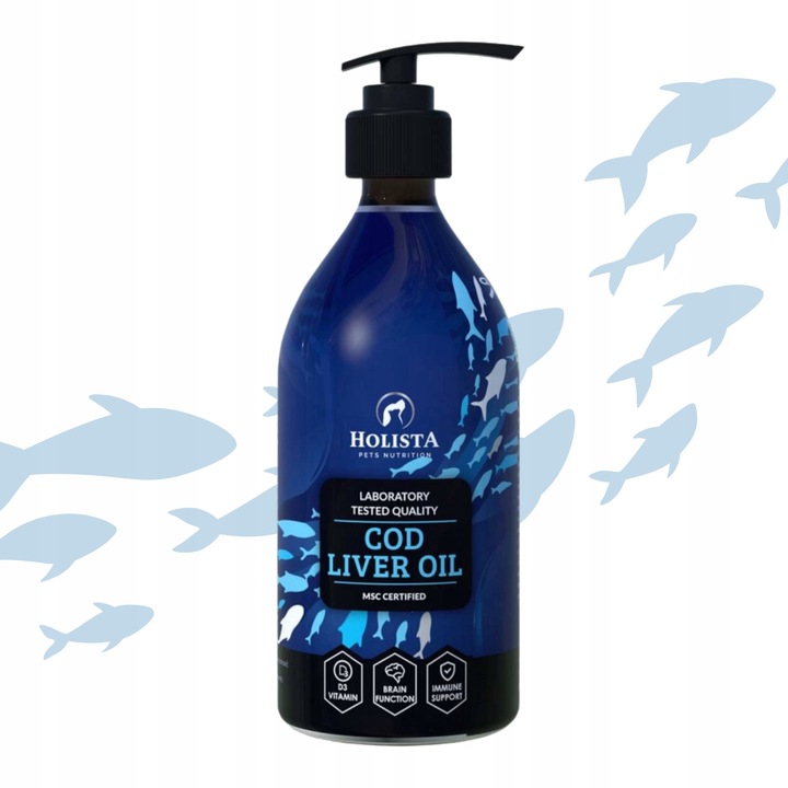 HOLISTA Tran z Dorsza 500ml Tran z watroby dorsza