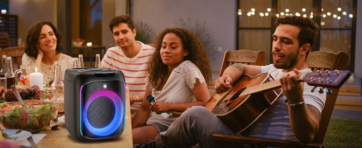 DEFENDER PartyBox Duży Głośnik Bluetooth Przenośny Bezprzewodowy 50W TWS