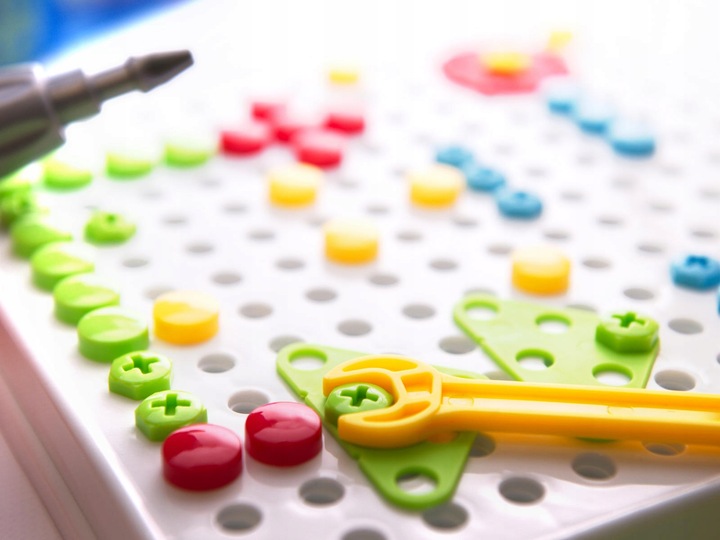 ZESTAW KLOCKÓW WIERTARKA WKRĘTARKA ŚRUBY KLOCKI KONSTRUKCYJNE 261 ELEMENTÓW