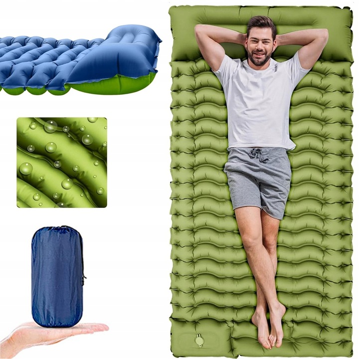 MATA SAMOPOMPUJĄCA KARIMATA 196x68x8CM Z PODUSZKĄ