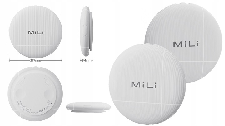 Lokalizator GPS LiTag MiLi IOS APLLE do plecaka kluczy bagażu roweru obroży