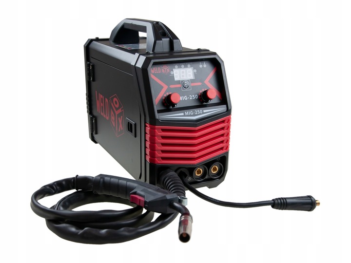 Spawarka inwertorowa MIGomat IGBT spawanie z gazem i bez drut 0,8-1,0mm