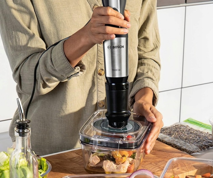 Blender ręczny Bosch Ergomixx MS6CM61V2 1000W Turbo pakowanie próżniowe