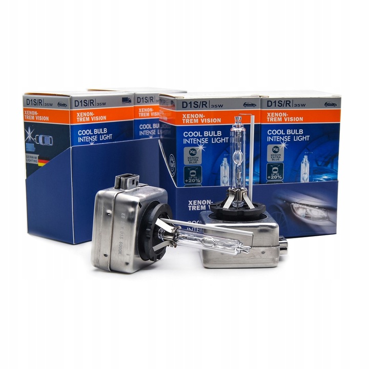 ZESTAW 2 SZTUK ŻARNIK XENON D1S PALNIK HID GLARE 6000K WHITE