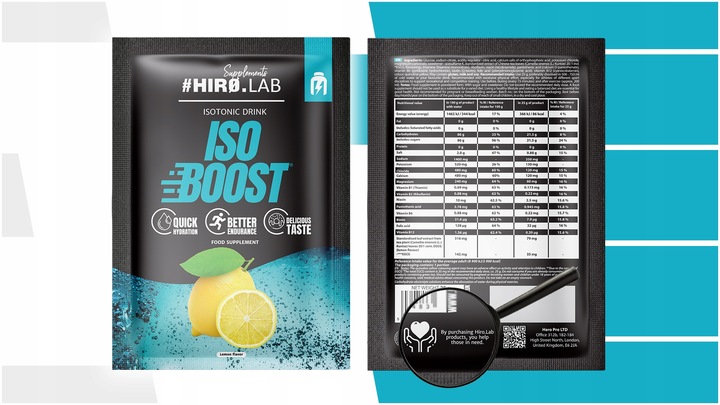 IZOTONIK ISO KONCENTRAT NAWODNIENIE ELEKTROLITY cytryna 25x 25 g box zestaw