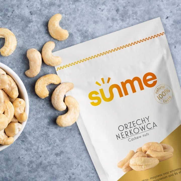 Orzechy nerkowca cały 1kg ORZECH NERKOWCA NERKOWCE CAŁE wysoka JAKOŚĆ 1000g