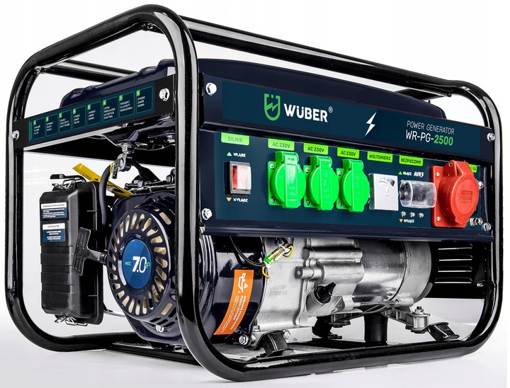 AGREGAT PRĄDOTWÓRCZY GENERATOR PRĄDU 6,5KM 2500W AVR