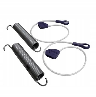 Kpl. sprężyn i linek zawiasu drzwi zmywarki Beko