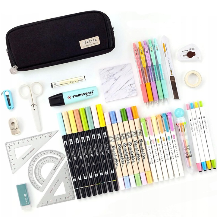 PLECAK SZKOLNY DLA DZIEWCZYNKI DUŻY A4 MODNY TORNISTER MŁODZIEŻOWY CZARNY